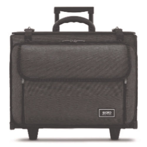 Solo Morgan Recycled Rolling Catalog Case Fits Devices Up To 17.3" 18.13x7.13x13.5 Black/gray