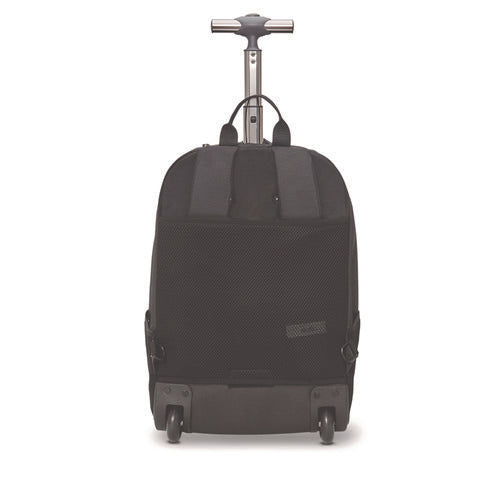 Solo Bleecker Recycled Rolling Backpack Fits Devices Up To 15.6" 12.5x8x19 Dark Gray