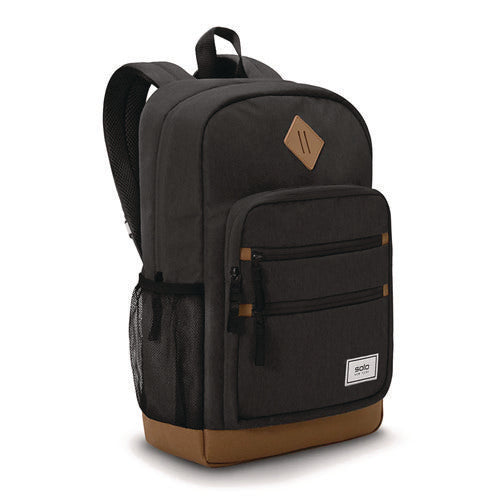 Solo Re:fresh Machine Washable Backpack Fits Devices Up To 15.6" 11.4x5.25x17.5 Dark Gray