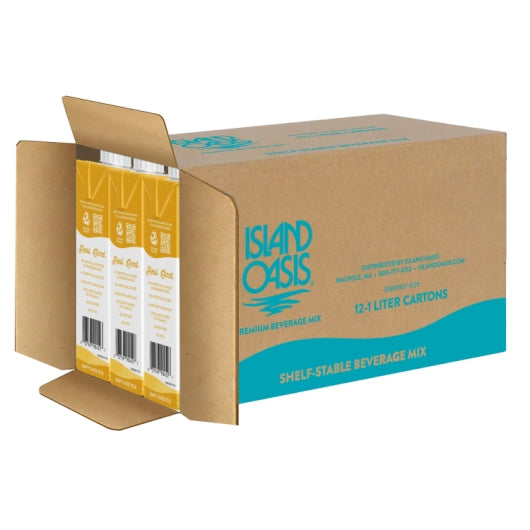 Island Oasis Banana Beverage Mix, 1 Liter, 12 Per Case