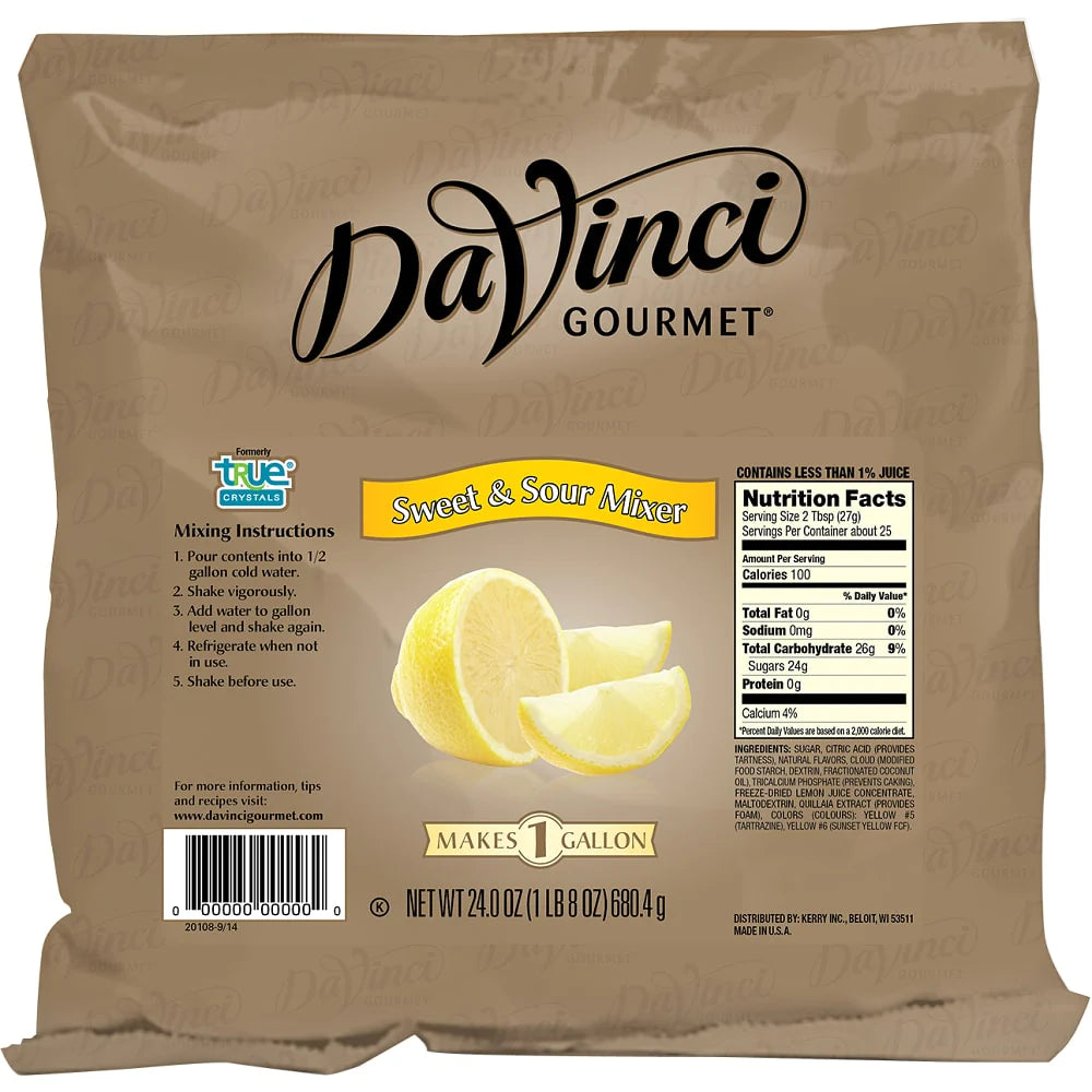 Davinci Gourmet Sweet & Sour Dry Cockatil Mixer-24 oz. - 12/Case