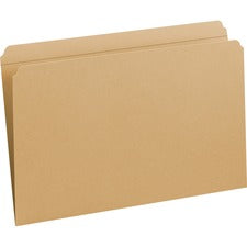 Heavyweight Kraft File Folder, Straight Tabs, Legal Size, 0.75" Expansion, 11-pt Kraft, Brown, 100/box