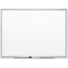 Classic Series Porcelain Magnetic Dry Erase Board, 48 X 36, White Surface, Silver Aluminum Frame