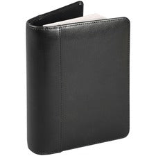 Regal Leather Business Card Binder, Holds 120 2 X 3.5 Cards, 5.75 X 7.75, Black