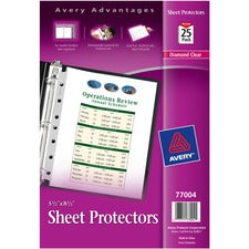 Top Load Sheet Protector, Heavyweight, 8.5 X 5.5, Clear, 25/pack