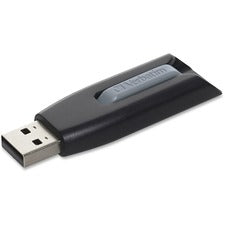 Store 'n' Go V3 Usb 3.0 Drive, 256 Gb, Black/gray