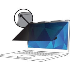 Touch Compatible Blackout Privacy Filter For 14" Widescreen Laptop, 16:9 Aspect Ratio