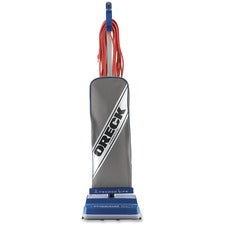 Xl Upright Vacuum, 12" Cleaning Path, Gray/blue