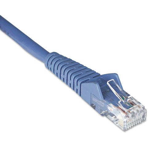 Cat6 Gigabit Snagless Molded Patch Cable, 7 Ft, Blue