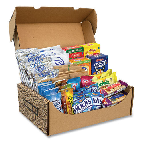 Breakfast Snack Box, 41 Assorted Snacks, Ships In 1-3 Business Days
