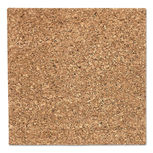 Idesign Frameless Cork Bulletin Board, 18 X 18, Natural Surface