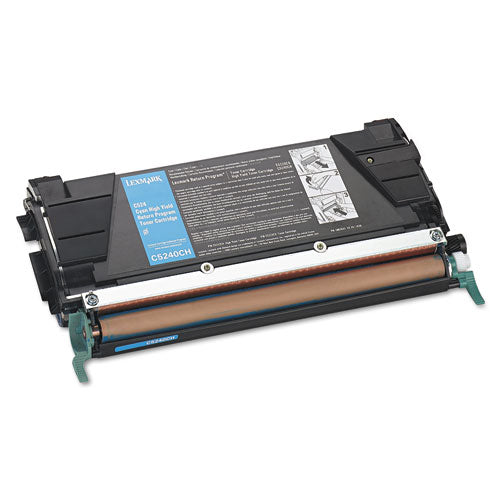 C5240ch Return Program High-yield Toner, 5,000 Page-yield, Cyan