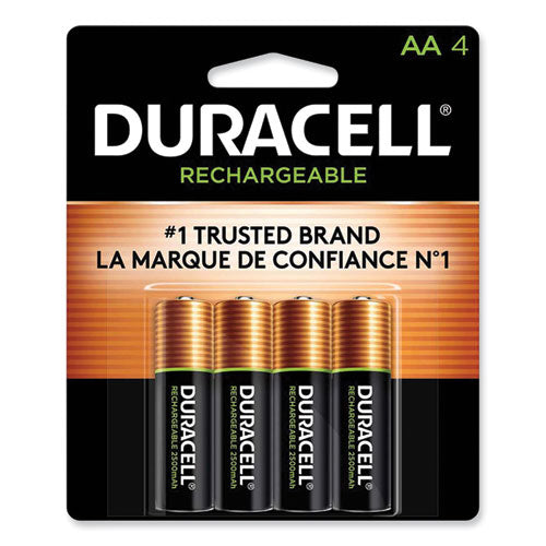 Rechargeable Staycharged Nimh Batteries, Aa, 4/pack