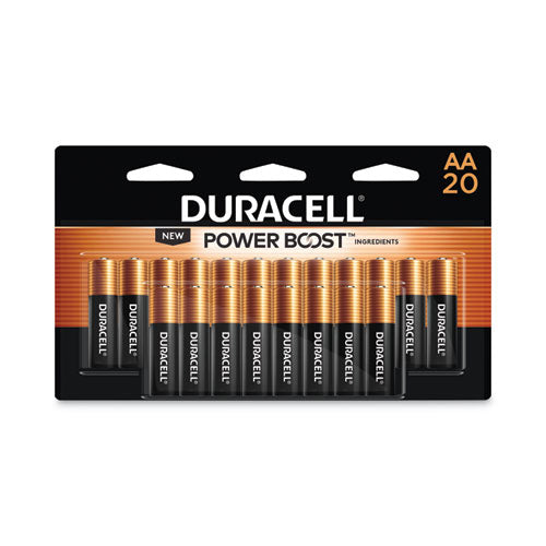 Power Boost Coppertop Alkaline Aa Batteries, 20/pack