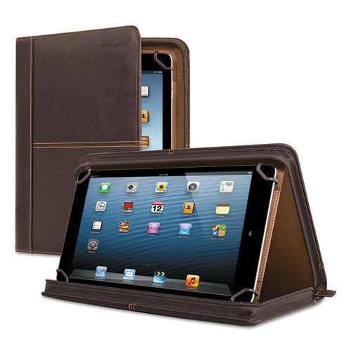 Premiere Leather Universal Tablet Case, Fits 8.5" To 11" Tablets, Espresso