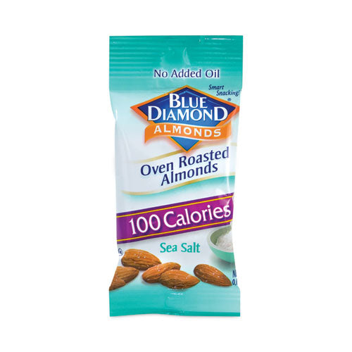 Oven Roasted Sea Salt Almonds, 0.6 Oz Bag, 7 Bags/box, 6 Box Count, Ships In 1-3 Business Days
