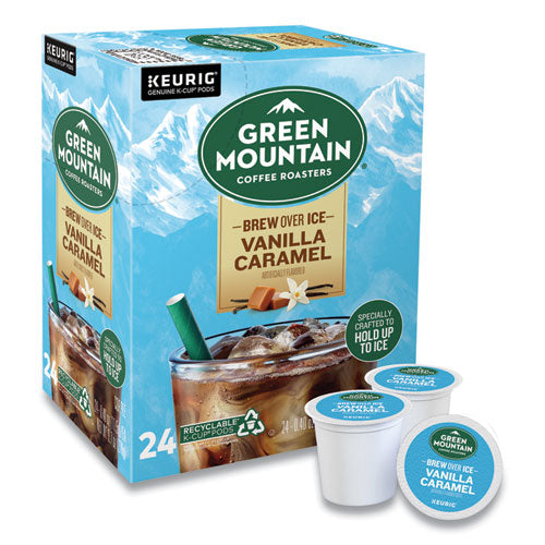 Vanilla Caramel Brew Over Ice Coffee K-cups, 24/box