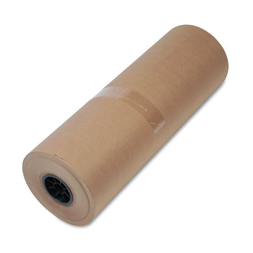 High-volume Heavyweight Wrapping Paper Roll, 50 Lb Wrapping Weight Stock, 24" X 720 Ft, Brown