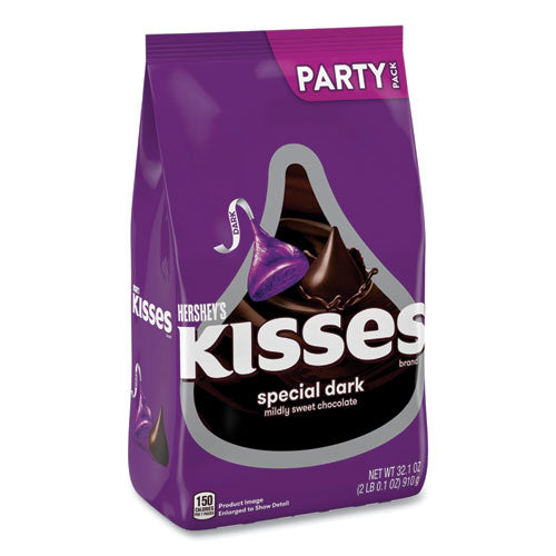 Kisses Special Dark Chocolate Candy, Party Pack, 32.1 Oz Bag, Ships In 1-3 Business Days