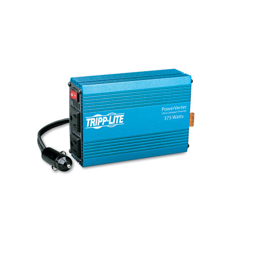 Powerverter Ultra-compact Car Inverter, 375 W, 12 V Input/120 V Output, 2 Ac Outlets