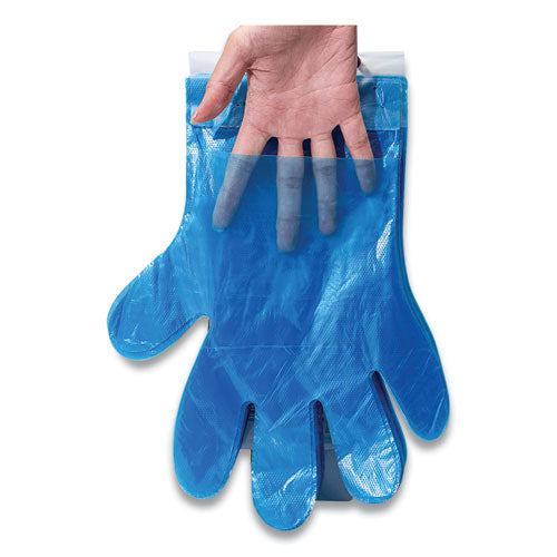 Reddi-to-go Poly Gloves On Wicket, One Size, Clear, 8,000/carton