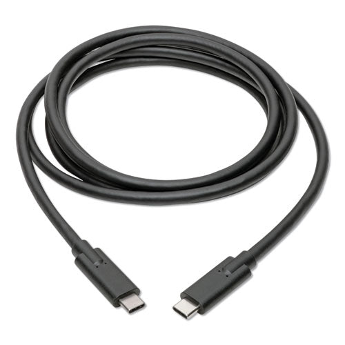 Usb 3.1 Gen 1 (5 Gbps) Cable, Usb Type-c (usb-c) To Usb Type-c (m/m), 5 A, 6 Ft, Black