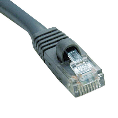 Cat5e 350 Mhz Molded Patch Cable, 100 Ft, Gray