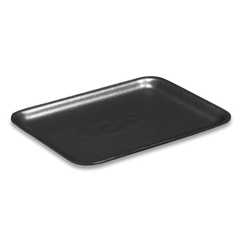 Supermarket Tray,  #4s, 9.25 X 7.25 X 0.69, Black, Foam, 500/carton