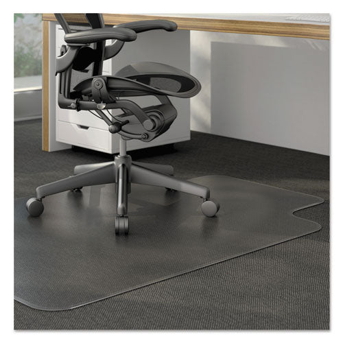 Alera® Moderate Use Studded Chair Mat For Low Pile Carpet, 45 X 53 ...