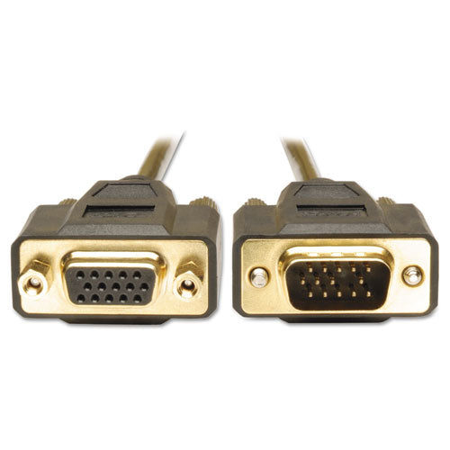 Vga Monitor Extension Cable, 6 Ft, Black