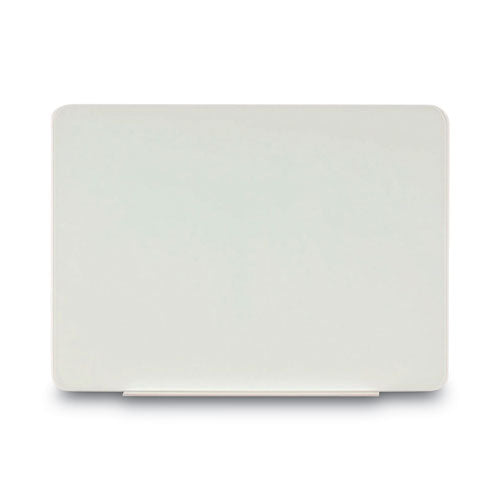 Magnetic Glass Dry Erase Board, 60 X 48, Opaque White Surface