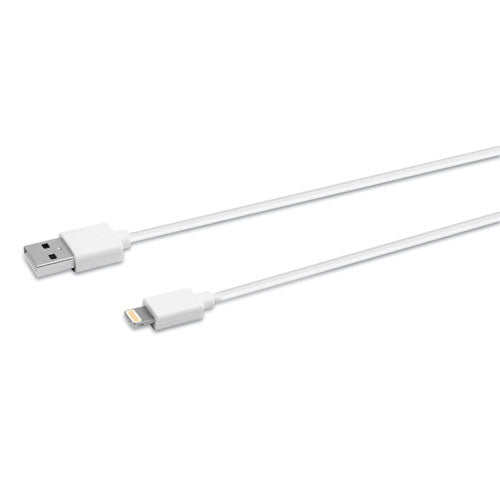 Usb Apple Lightning Cable, 3 Ft, White