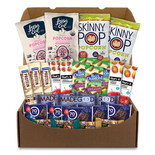 Low Calories Snack Box, 28 Assorted Snacks, Ships In 1-3 Business Days