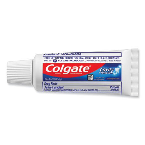 Colgate® Toothpaste, Personal Size, 0.85 Oz Tube, Unboxed, 240/carton ...