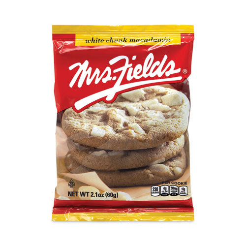 White Chunk Macadamia Cookies, 2.1 Oz, Individually Wrapped Pack, White Chocolate, 12/box, Ships In 1-3 Business Days