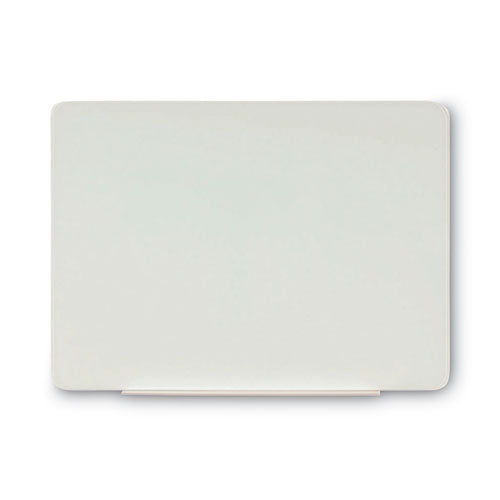 Magnetic Glass Dry Erase Board, 48 X 36, Opaque White Surface