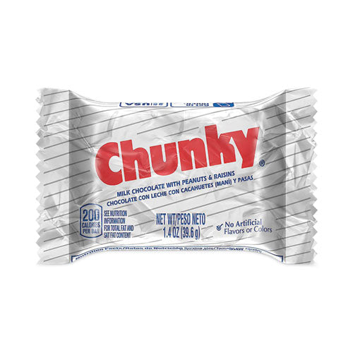 Chunky Bar, Individually Wrapped, 1.4 Oz, 24/box, Ships In 1-3 Business Days