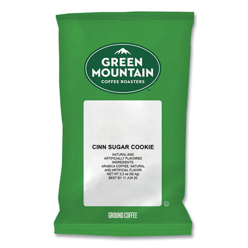 Cinnamon Sugar Cookie Coffee Fraction Packs, 2.2 Oz, 50/carton