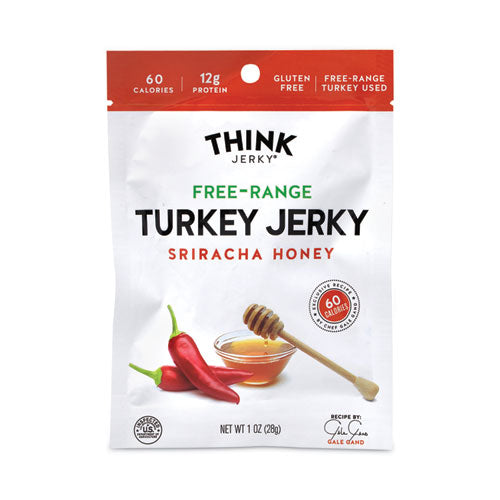 Sriracha Honey Turkey Jerky, 1 Oz Pouch, 12/pack, Ships In 1-3 Business Days