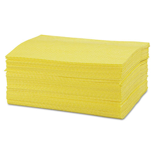 Masslinn Dust Cloths, 16 X 24, Yellow, 50/pack, 8 Packs/carton