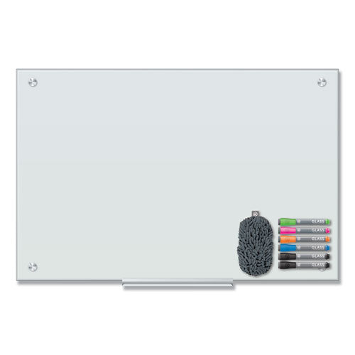 Magnetic Glass Dry Erase Board Value Pack, 36 X 24, White Surface