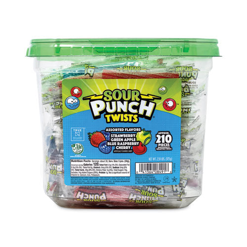 Twists, Variety, 2.59 Lb Tub, Approx. 210 Pieces, Ships In 1-3 Business Days