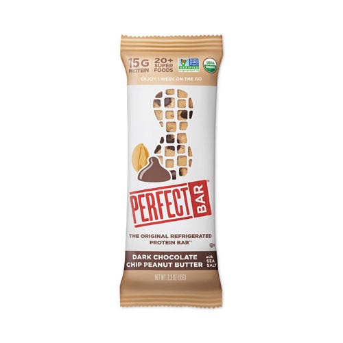 Refrigerated Protein Bar, Dark Chocolate Peanut Butter With Sea Salt, 2.3 Oz Bar, 16 Count, Ships In 1-3 Business Days