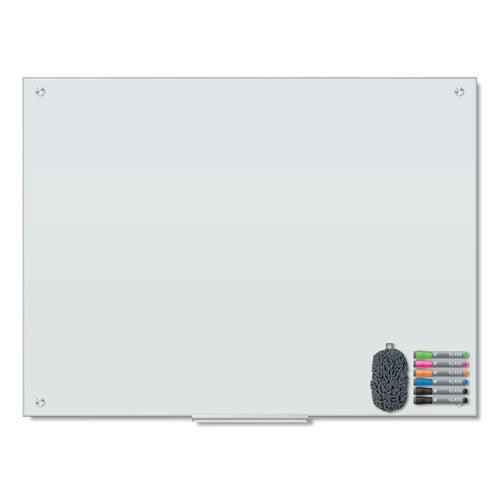 Magnetic Glass Dry Erase Board Value Pack, 48 X 36, White Surface