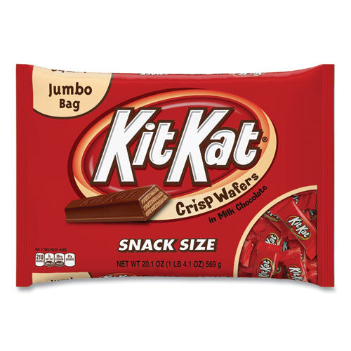 Kit Kat® Snack Size, Crisp Wafers In Milk Chocolate, 20.1 Oz Bag, Ships ...