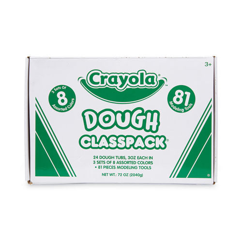 Dough Classpack, 3 Oz, 8 Assorted Colors