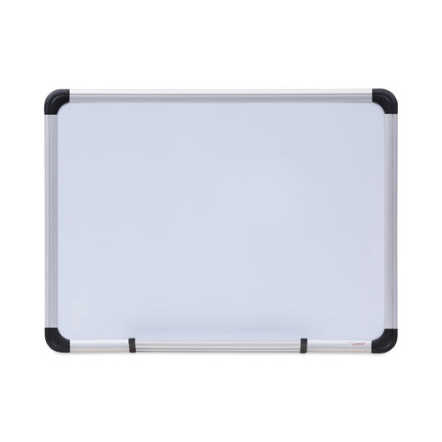 Magnetic Steel Dry Erase Marker Board, 24 X 18, White Surface, Aluminum/plastic Frame