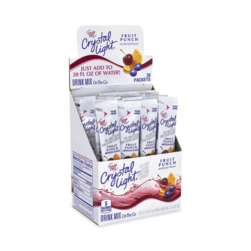 On-the-go Sugar-free Drink Mix, Fruit Punch, 0.12 Oz Single-serving Tubes, 30/pk, 2 Packs/box, Ships In 1-3 Business Days
