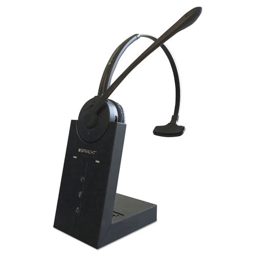 Zum Maestro Dect Monaural Over The Head Headset, Black