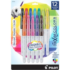 Frixion Colors Erasable Porous Point Pen, Stick, Bold 2.5 Mm, Assorted Ink And Barrel Colors, 12/pack